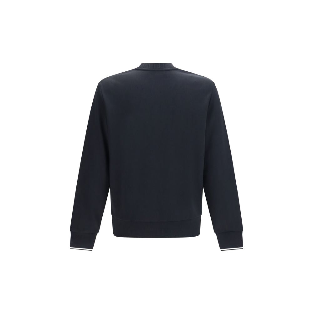 Fred Perry Schwarzer Baumwoll-Sweatshirt