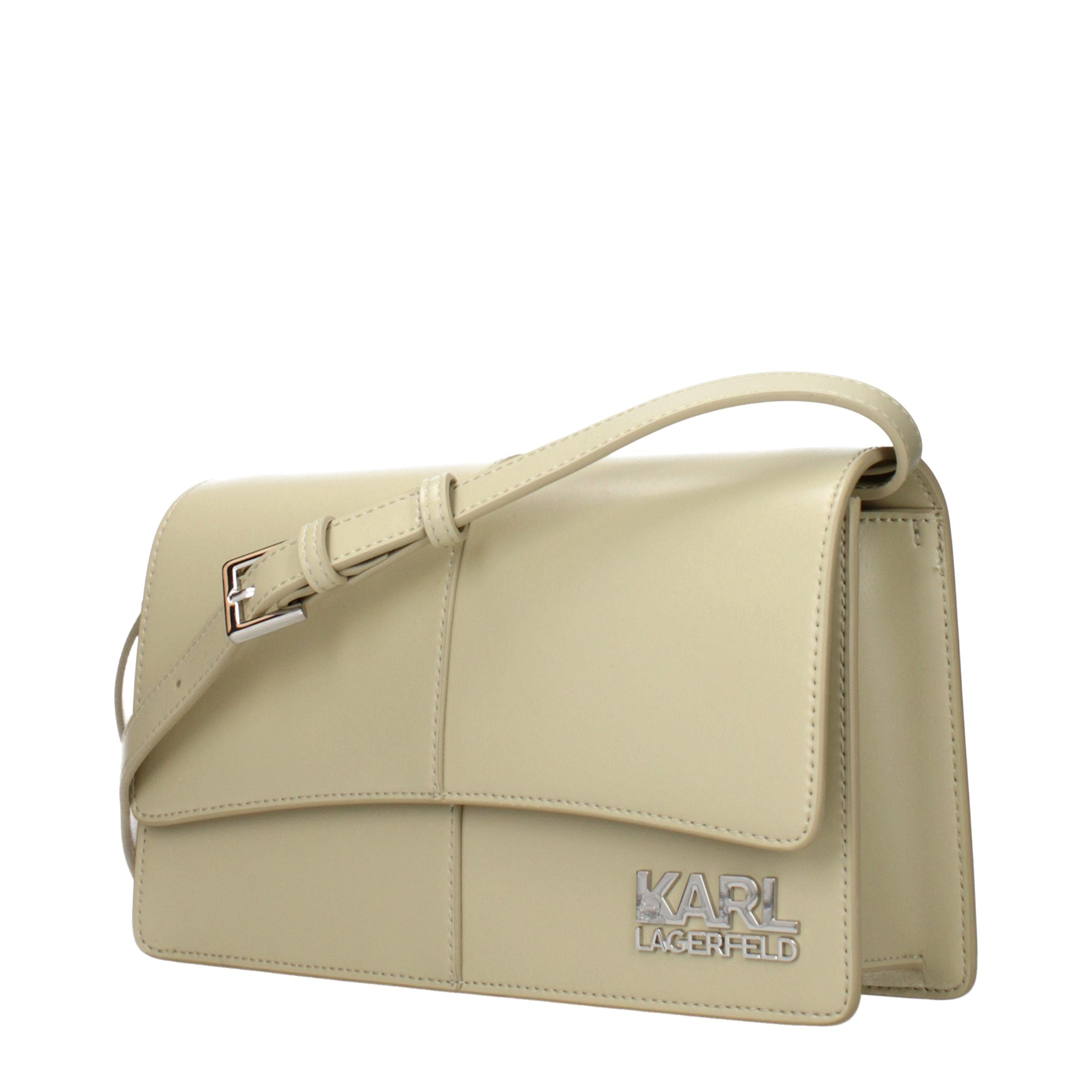 Karl Lagerfeld Grüne Crossbody-Tasche aus Polyethylen