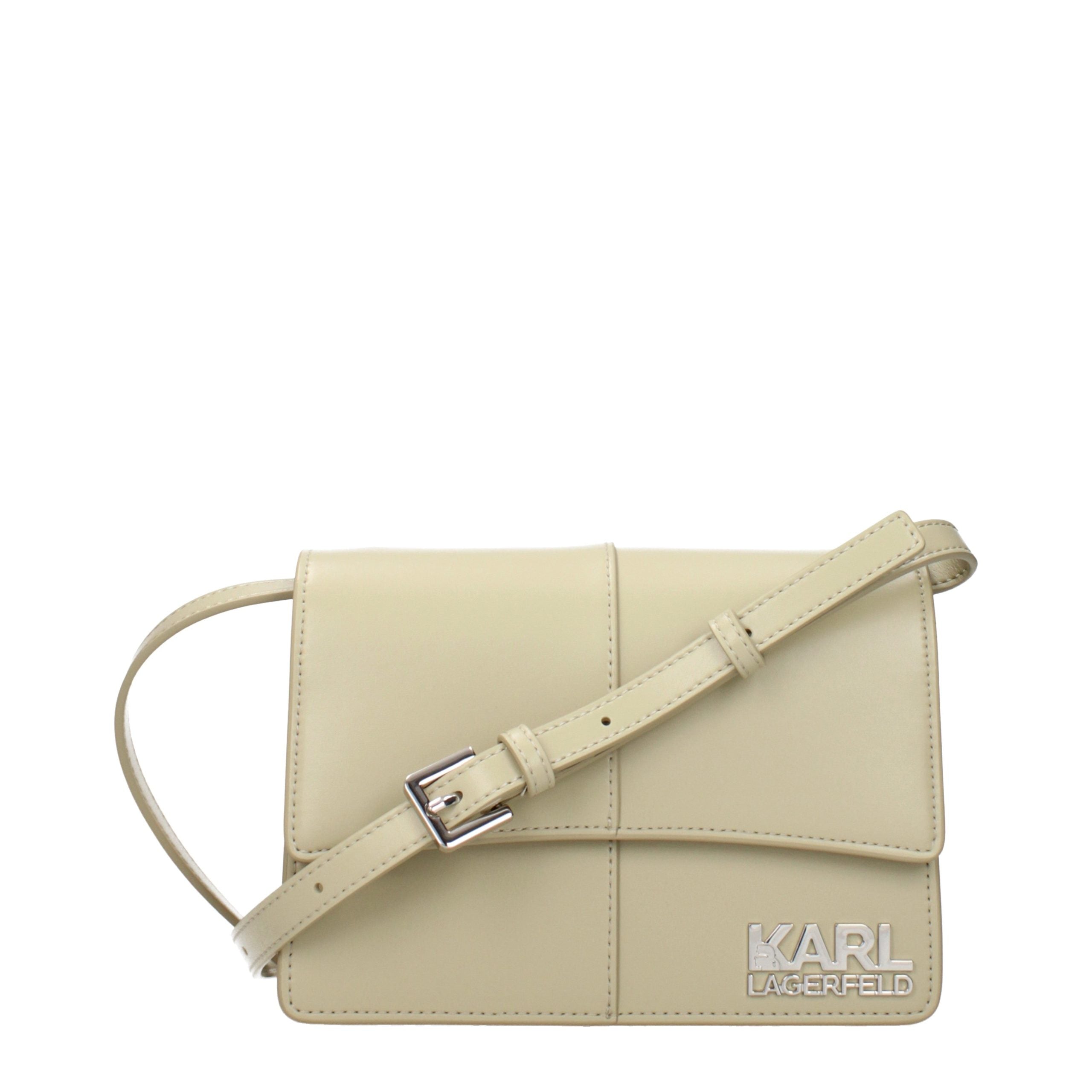 Karl Lagerfeld Grüne Crossbody-Tasche aus Polyethylen