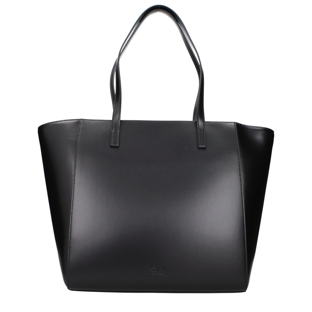 Karl Lagerfeld Schwarze Schultertasche aus Polyethylen