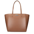 Karl Lagerfeld Schultertasche aus braunem Polyethylen