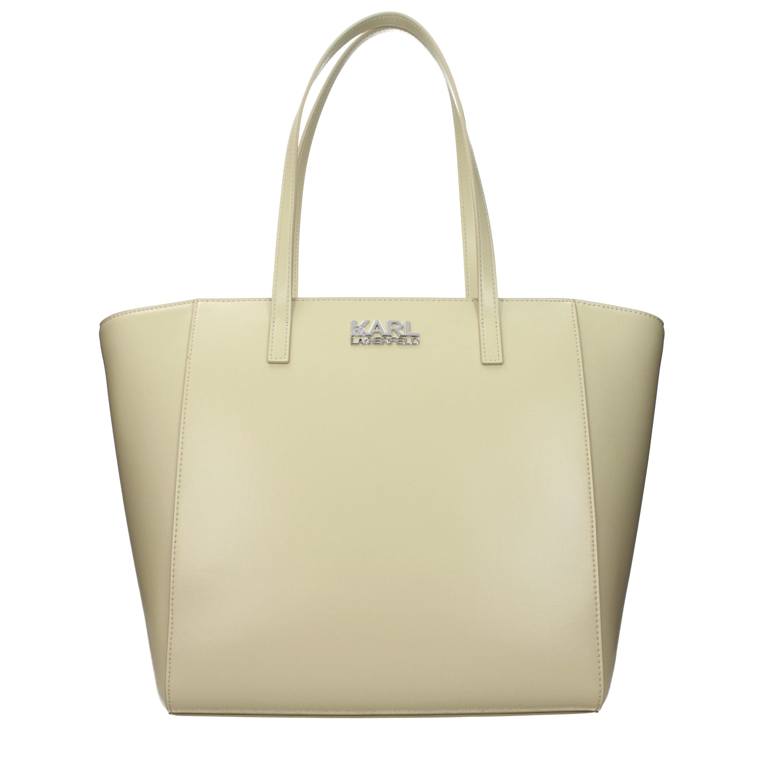 Karl Lagerfeld Grüne Schultertasche aus Polyethylen