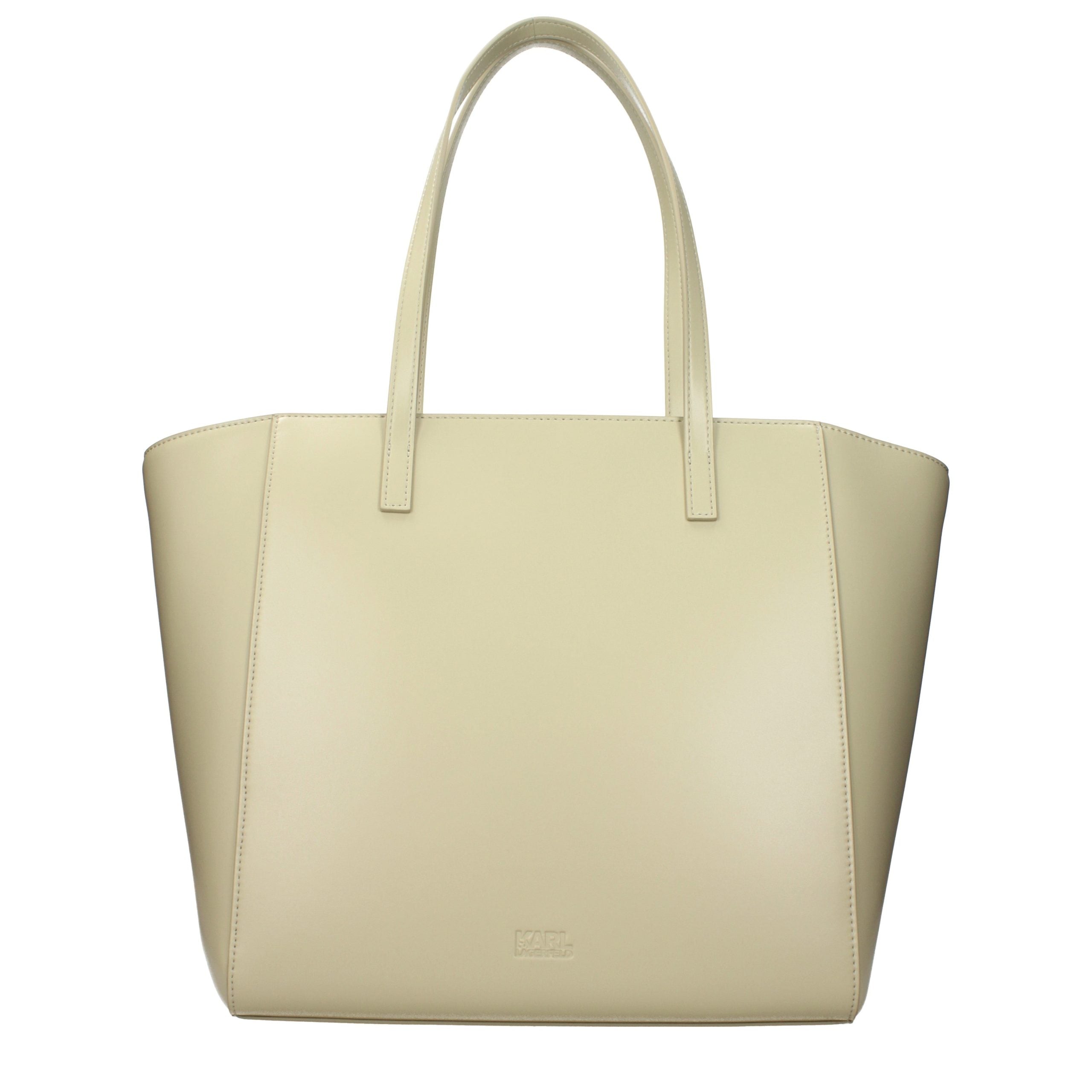 Karl Lagerfeld Grüne Schultertasche aus Polyethylen