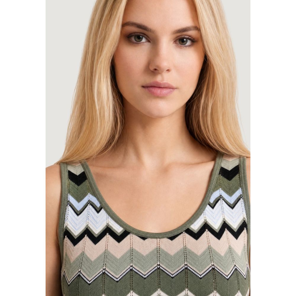 Street One Grüne Marabou-Tanktops