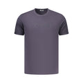 Coveri Moving Blaues Baumwoll-T-Shirt für Herren