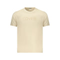 Coveri Moving Beigefarbenes T-Shirt aus Baumwolle