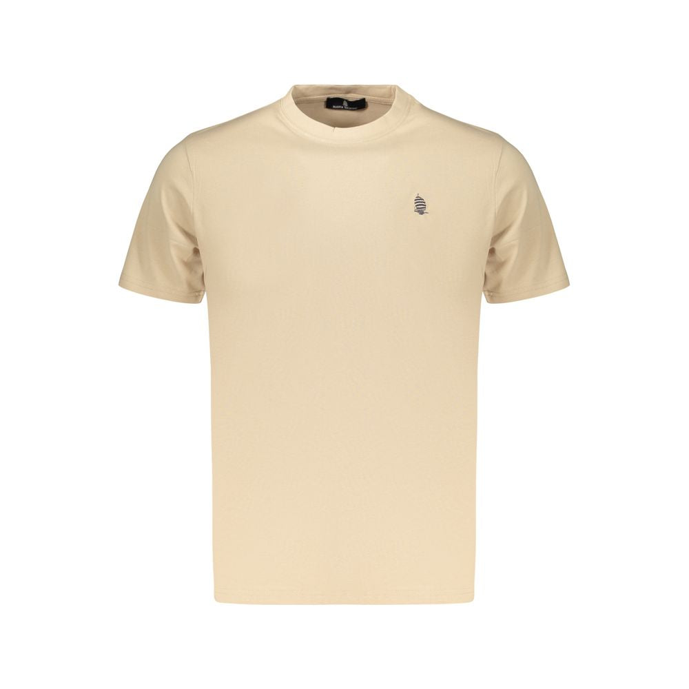 Marina Yachting Beige Baumwoll-T-Shirt für Herren
