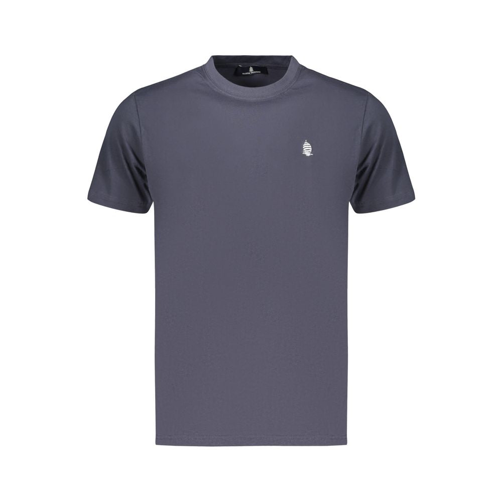 Marina Yachting Blaues Baumwoll-T-Shirt für Herren