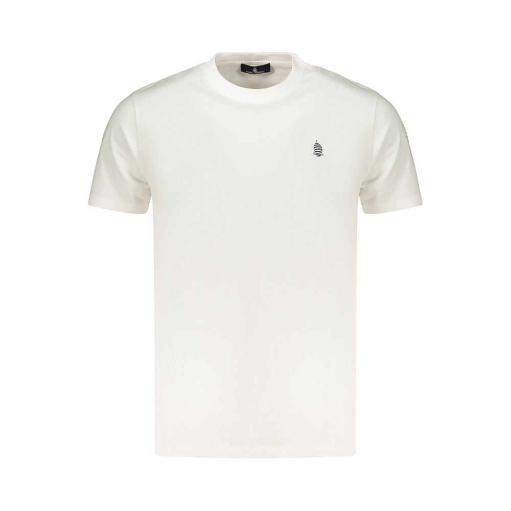 Marina Yachting Weißes Herren-T-Shirt aus Baumwolle