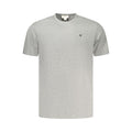 Calvin Klein Graues Baumwoll-T-Shirt für Herren