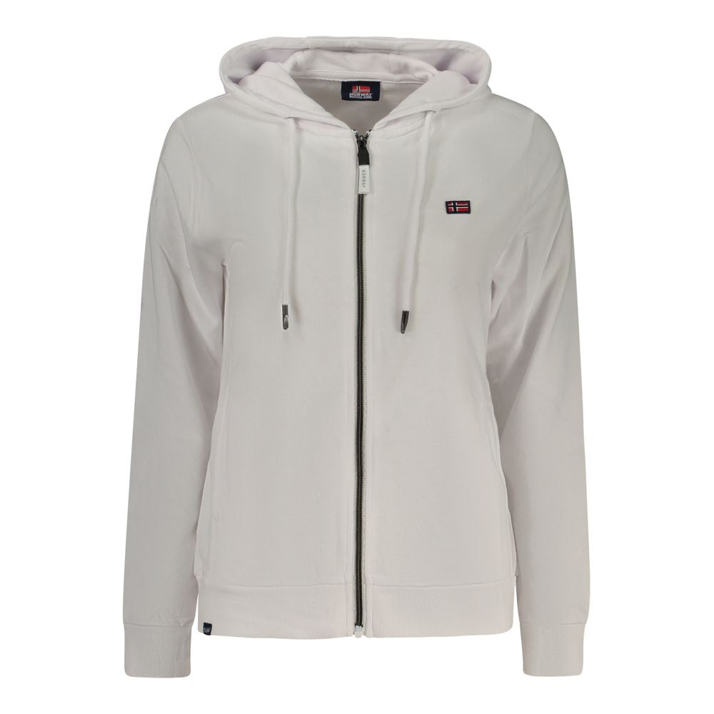 Norway 1963 Bianco Baumwoll-Sweatshirt für Damen
