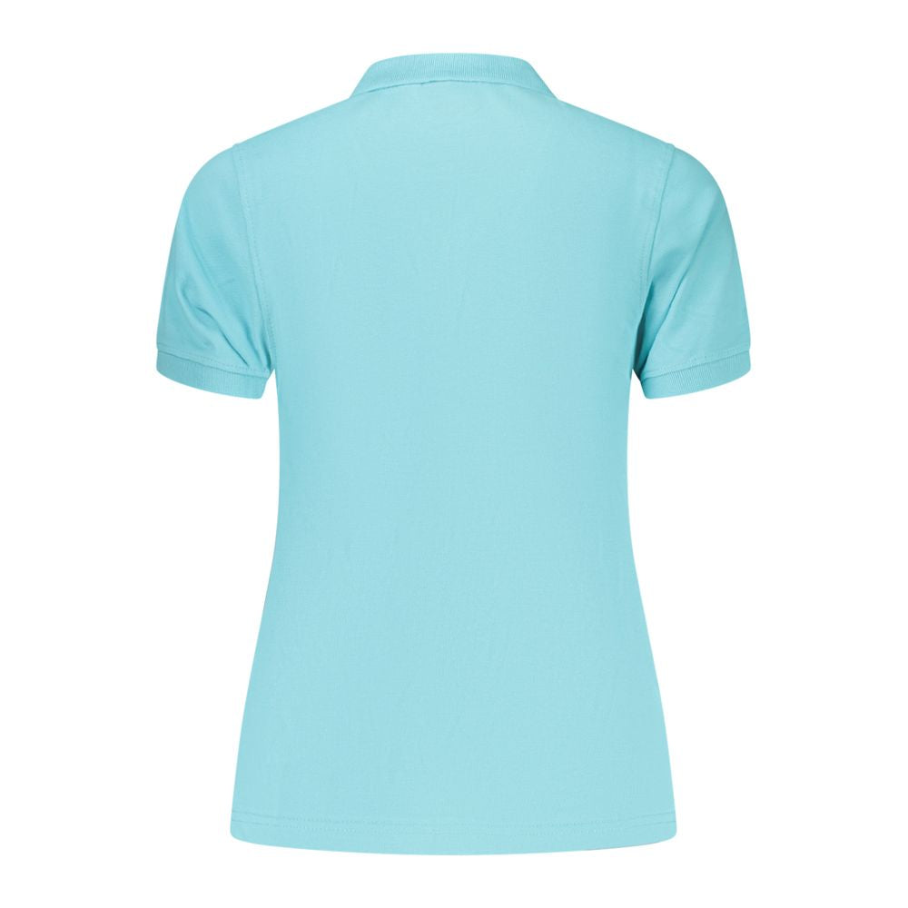 Norway 1963 Azzurro Baumwoll-Poloshirt für Damen