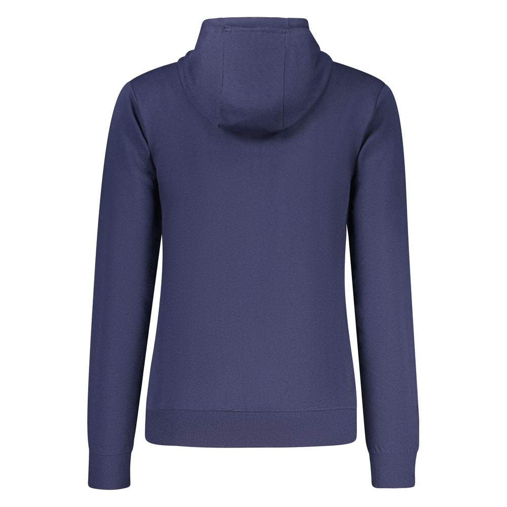 Norway 1963 Blaues Baumwoll-Sweatshirt für Damen