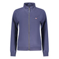 Norway 1963 Blauer Baumwoll-Sweatshirt für Damen