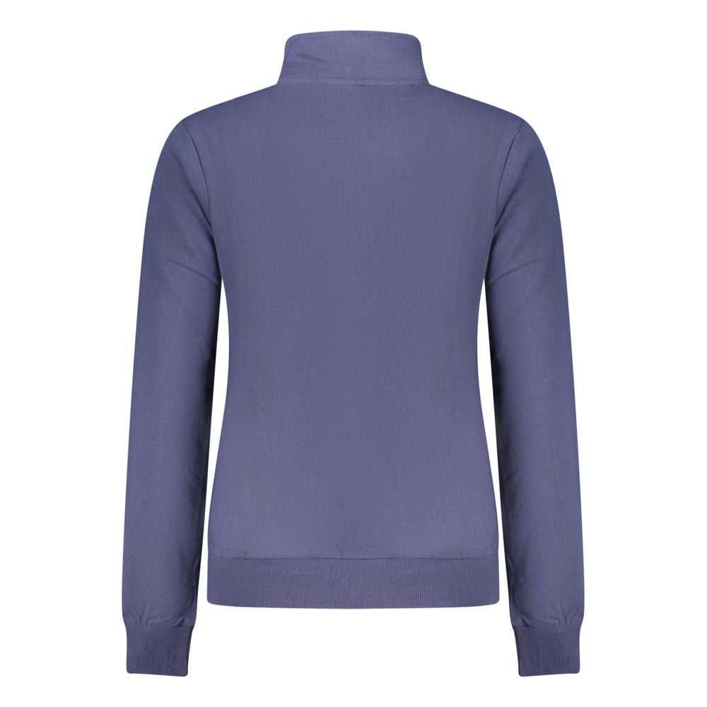 Norway 1963 Blauer Baumwoll-Sweatshirt für Damen
