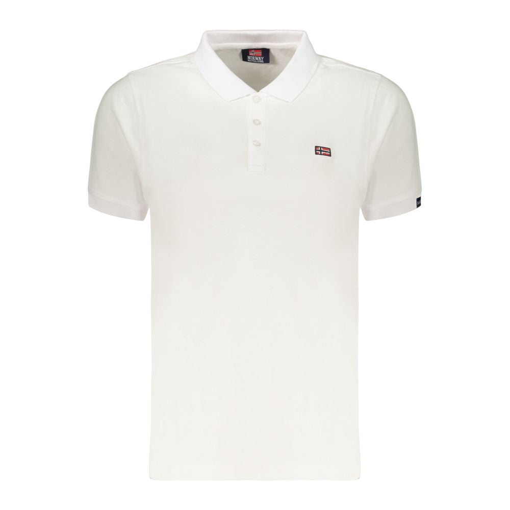 Norway 1963 Damen Poloshirt aus blauer Baumwolle