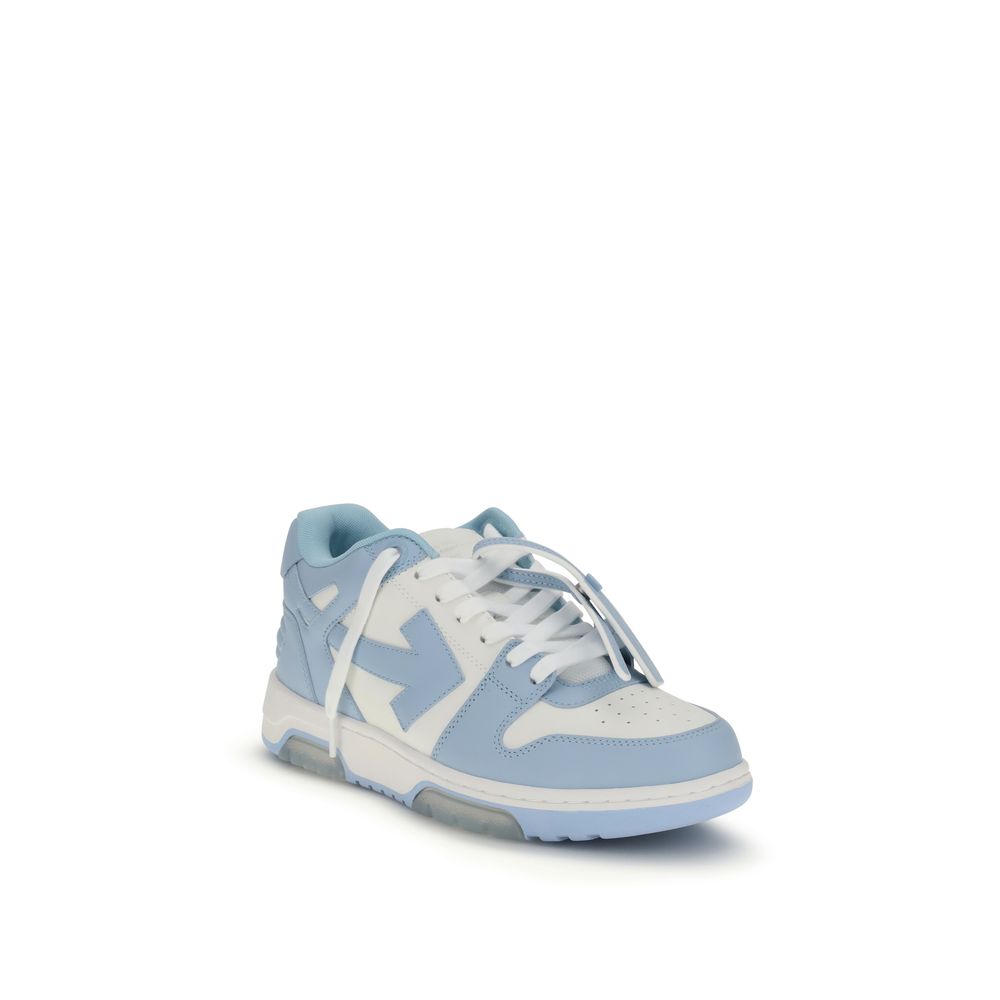 Off-White Blaue Polyester Sneakers