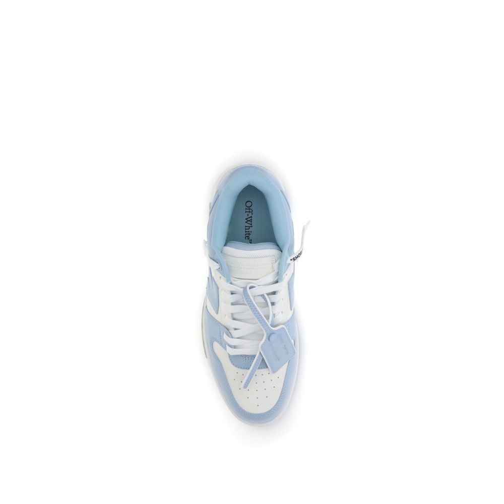 Off-White Blaue Polyester Sneakers