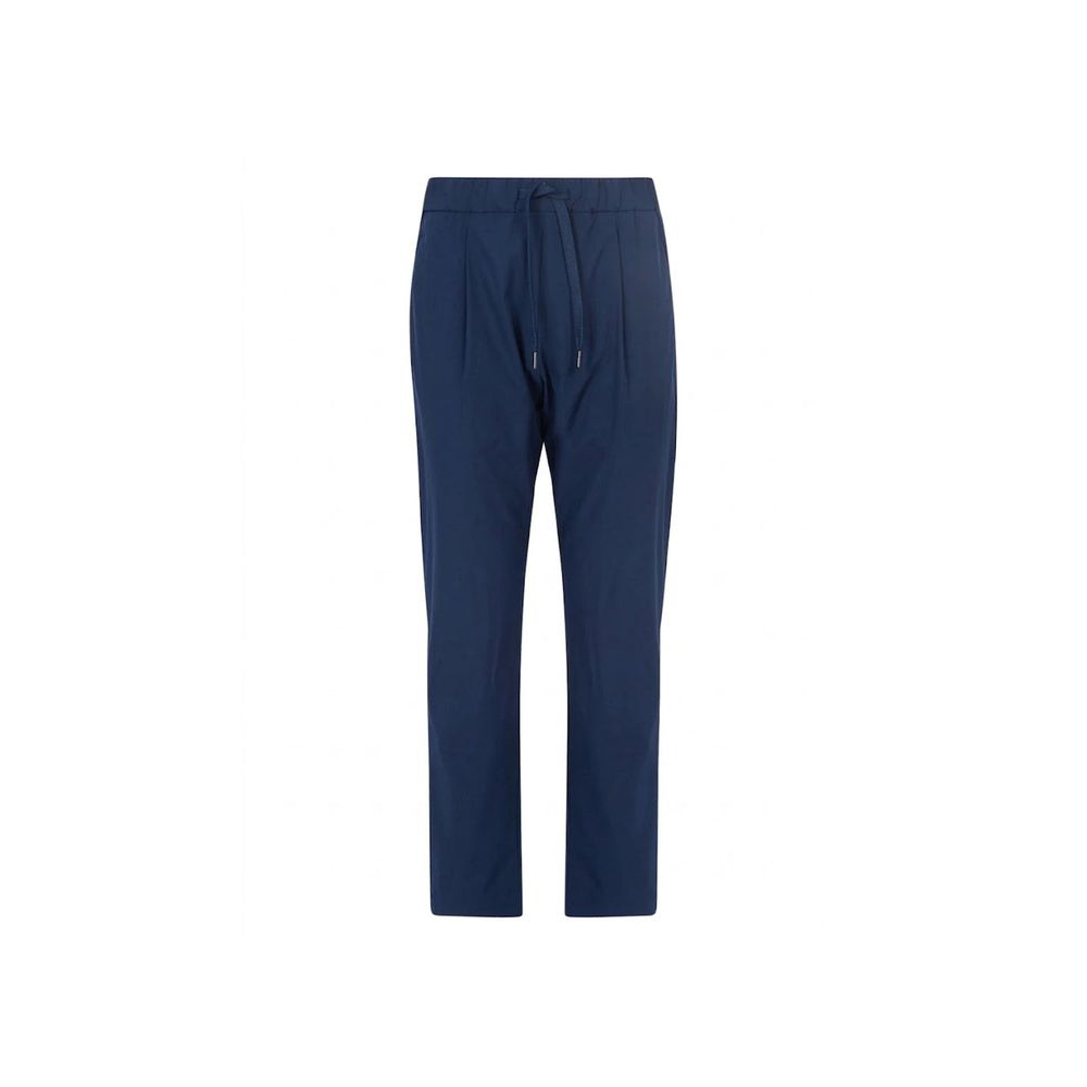 Herno Blaue Freizeithose aus Elasthan