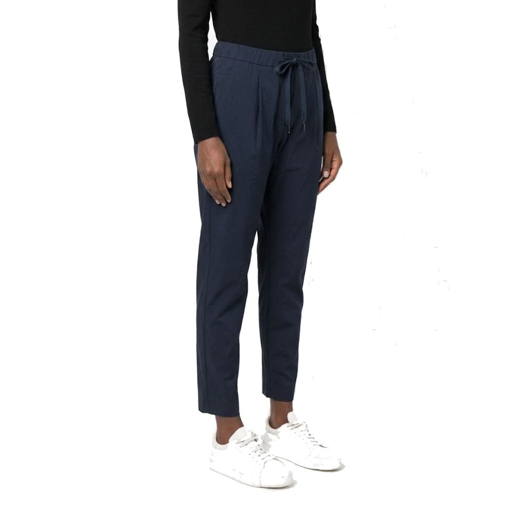 Herno Blaue Freizeithose aus Elasthan