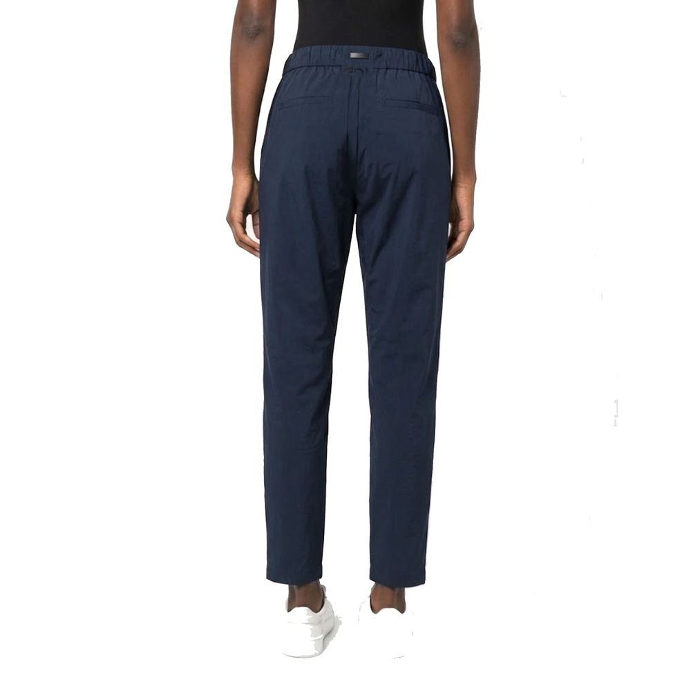 Herno Blaue Freizeithose aus Elasthan