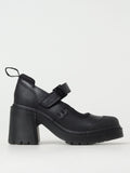 Dr. Martens Schwarze Leder Plateau-Pumps