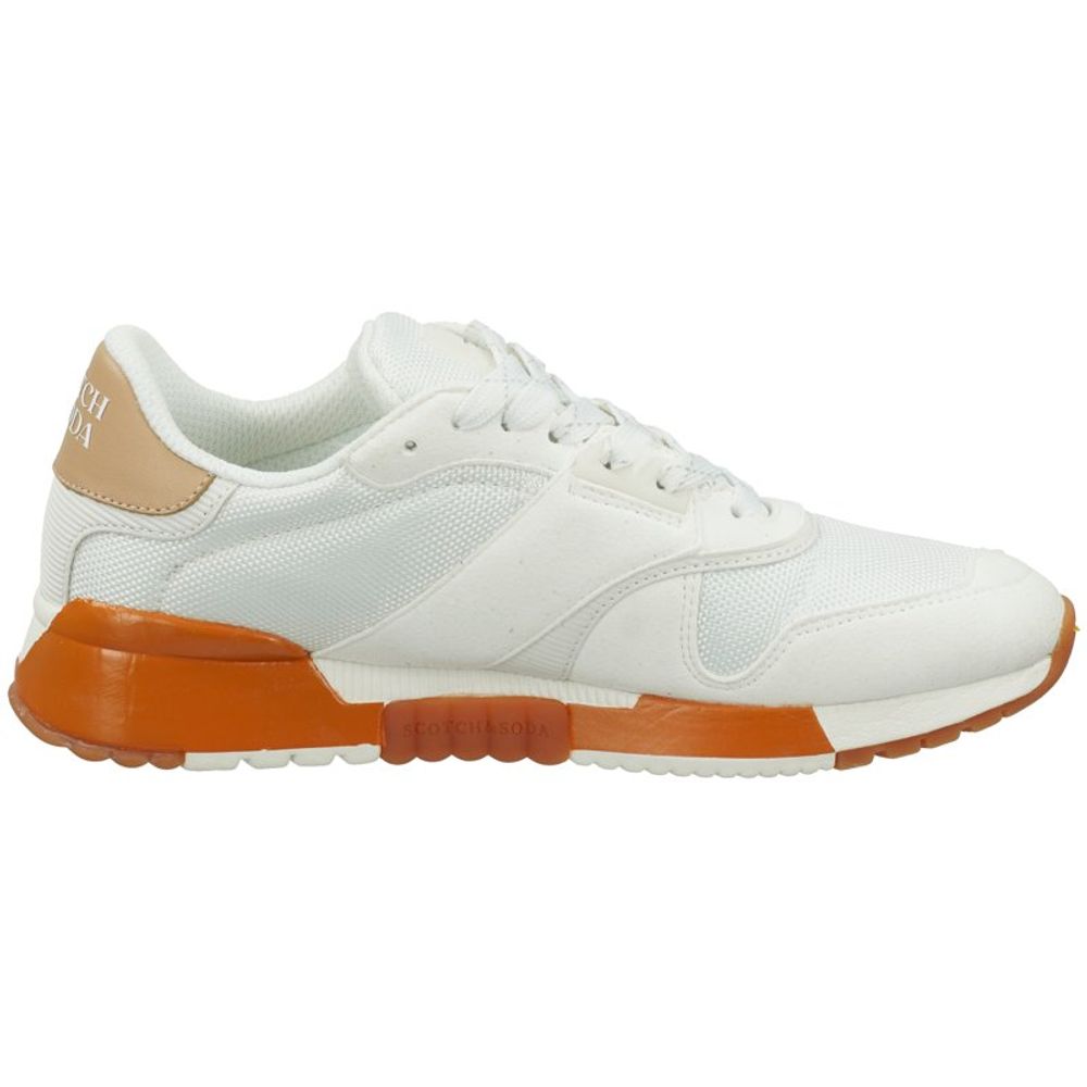 Scotch & Soda Weiße Leder-Sneaker