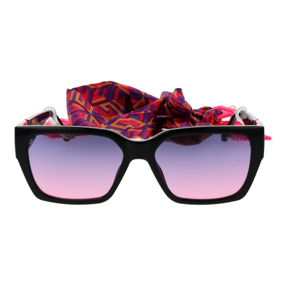 Guess Schwarze Sonnenbrille aus Kunststoff
