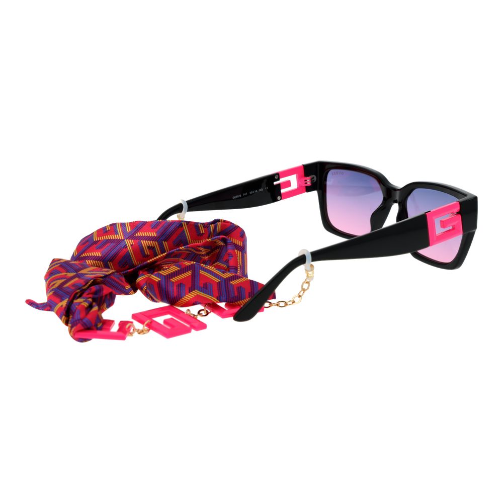 Guess Schwarze Sonnenbrille aus Kunststoff