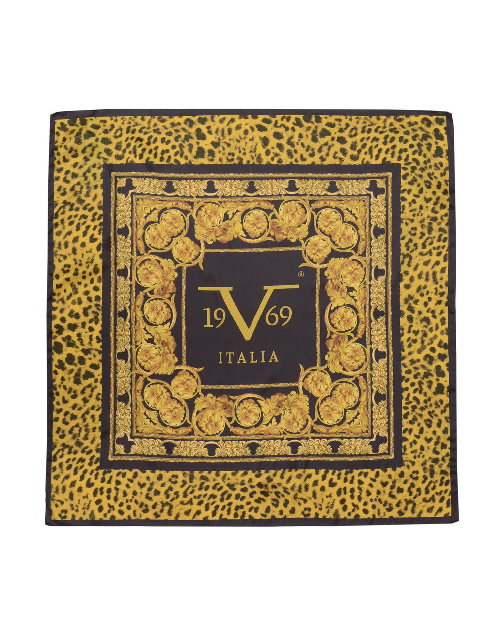 19V69 Italia Multicolor Polyester Scarf