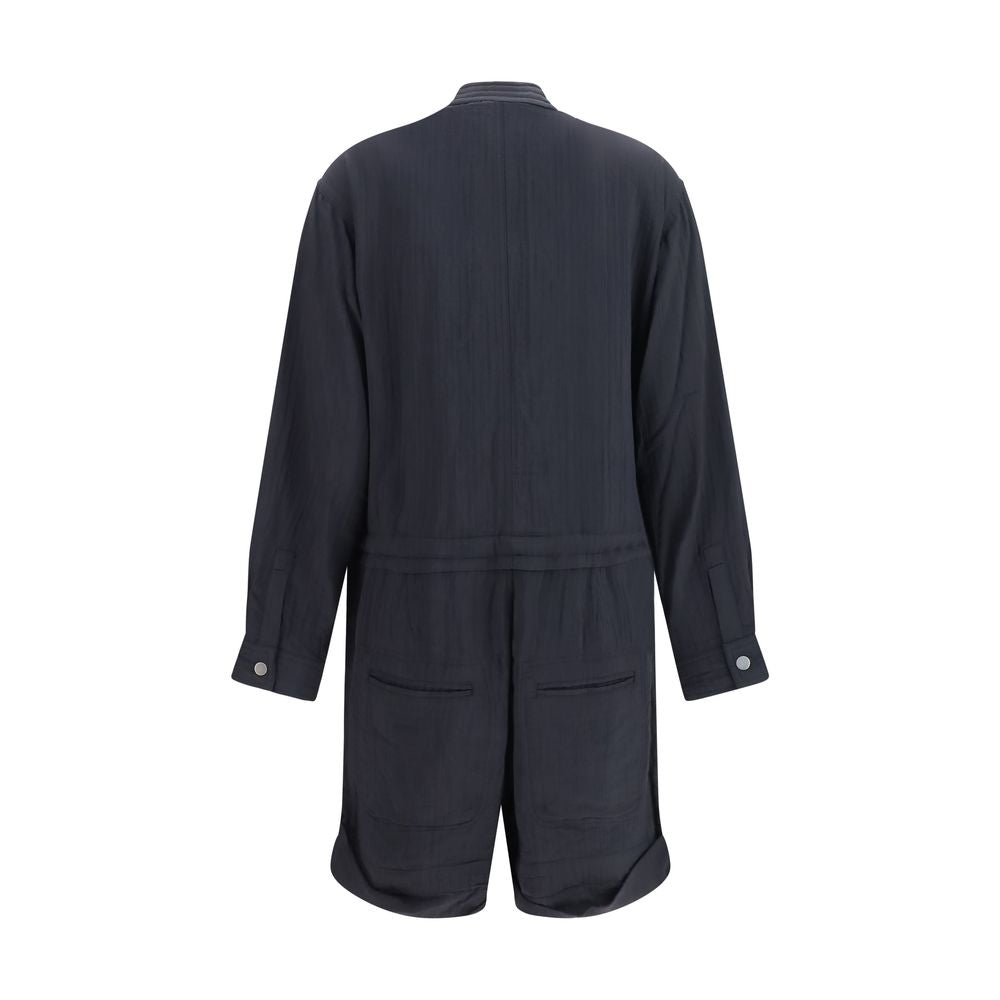Marant Etoile Schwarzer Viskose-Jumpsuit