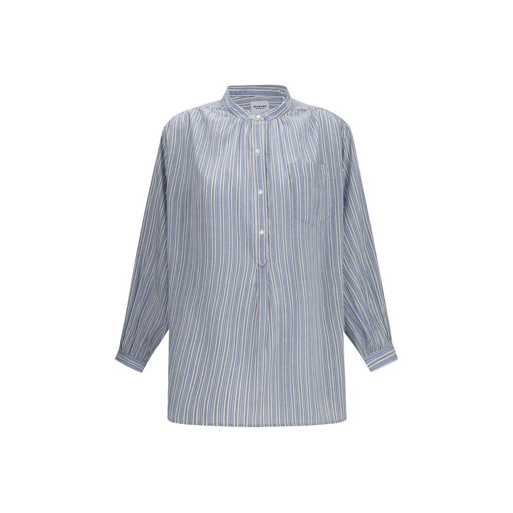 Marant Etoile Blaue Baumwollbluse