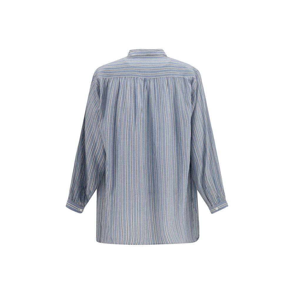 Marant Etoile Blaue Baumwollbluse