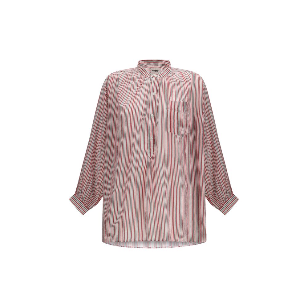 Marant Etoile Mehrfarbiges Hemd aus Baumwolle mit Muster