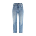 Brunello Cucinelli Blaue Baumwolljeans Denim