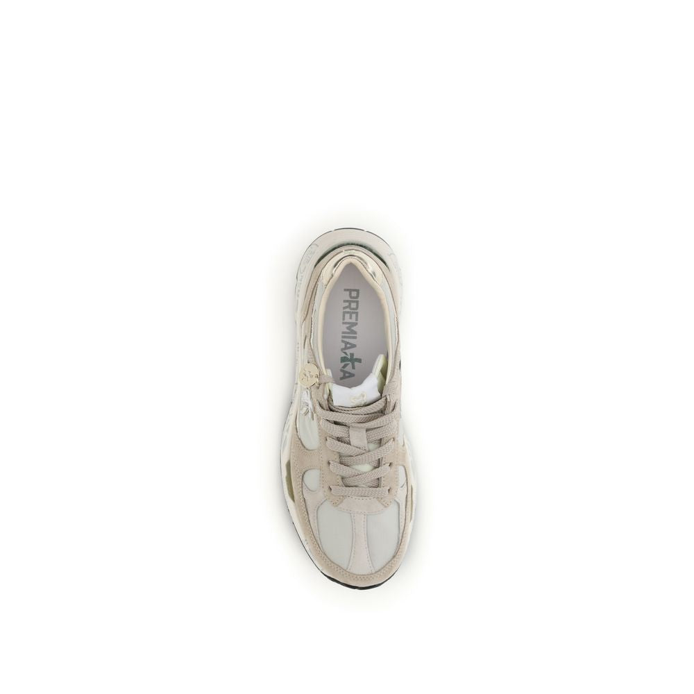 Premiata Beige Polyamid-Sneakers für sportliche Aktivitäten