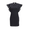 Marant Etoile Schwarzes Baumwoll-Freizeitkleid