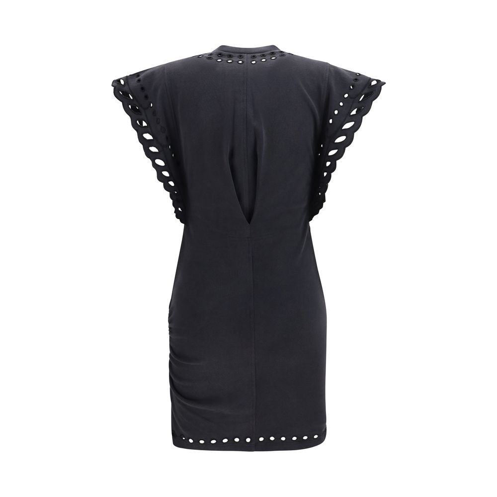 Marant Etoile Schwarzes Baumwoll-Freizeitkleid