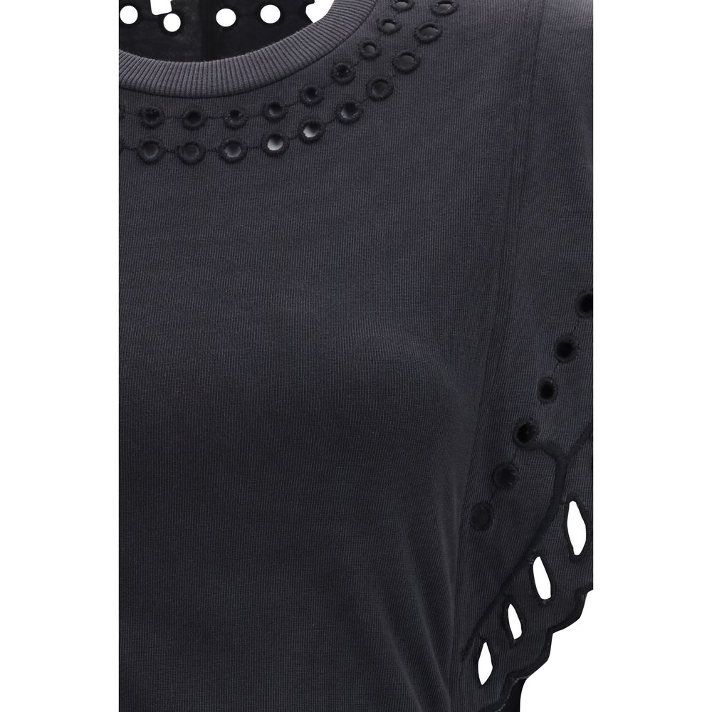 Marant Etoile Schwarzes Baumwoll-Freizeitkleid