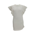 Marant Etoile Weißes Baumwoll-Freizeitkleid