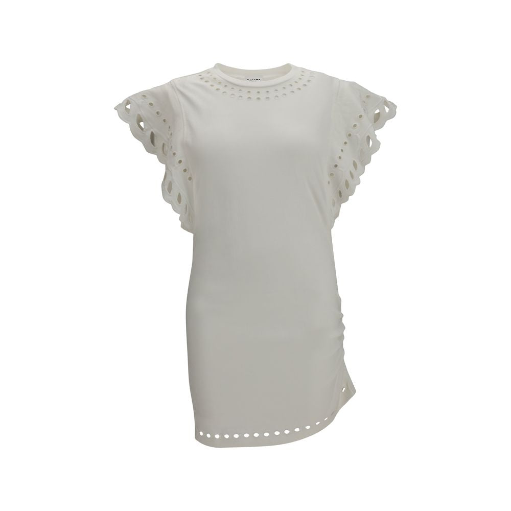 Marant Etoile Weißes Baumwoll-Freizeitkleid