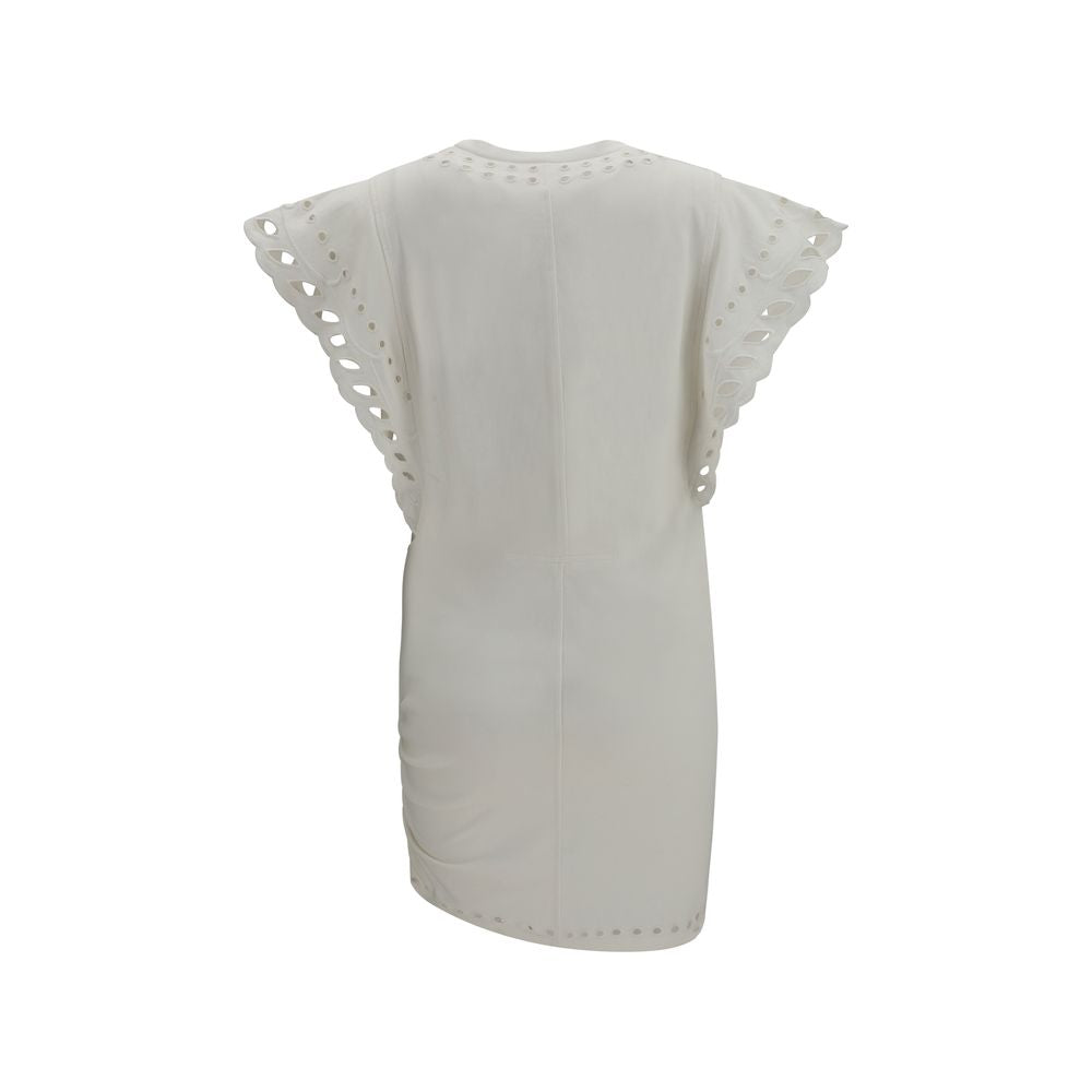 Marant Etoile Weißes Baumwoll-Freizeitkleid