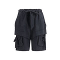 Marant Etoile Schwarze Bermuda-Shorts aus Viskose