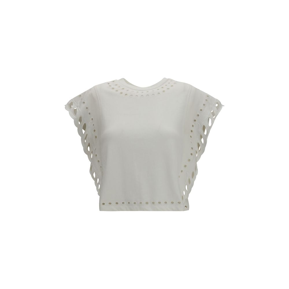 Marant Etoile Weißes Baumwoll-T-Shirt