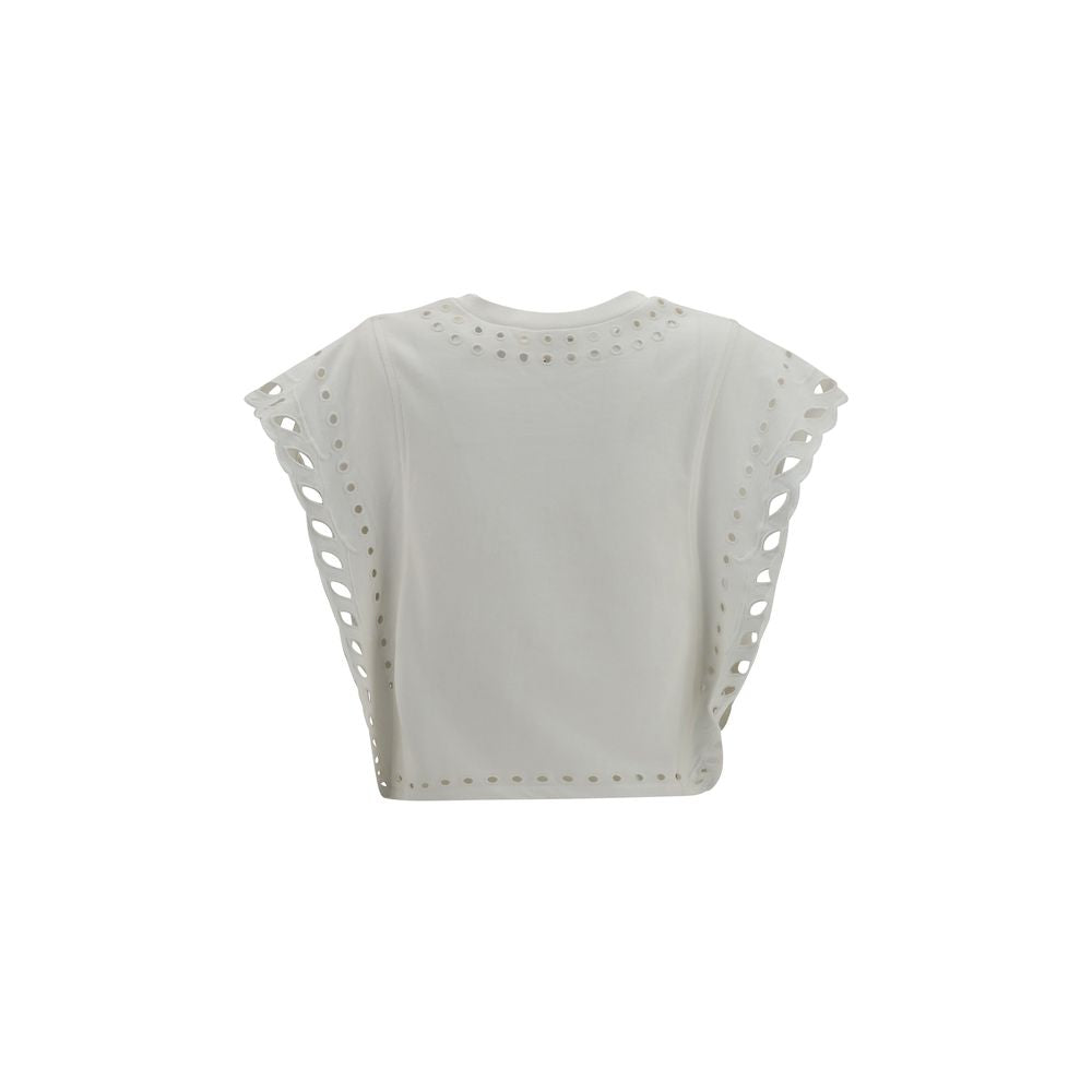 Marant Etoile Weißes Baumwoll-T-Shirt