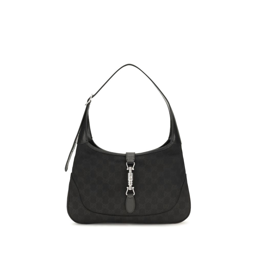 Gucci Schwarze Stoffhandtasche