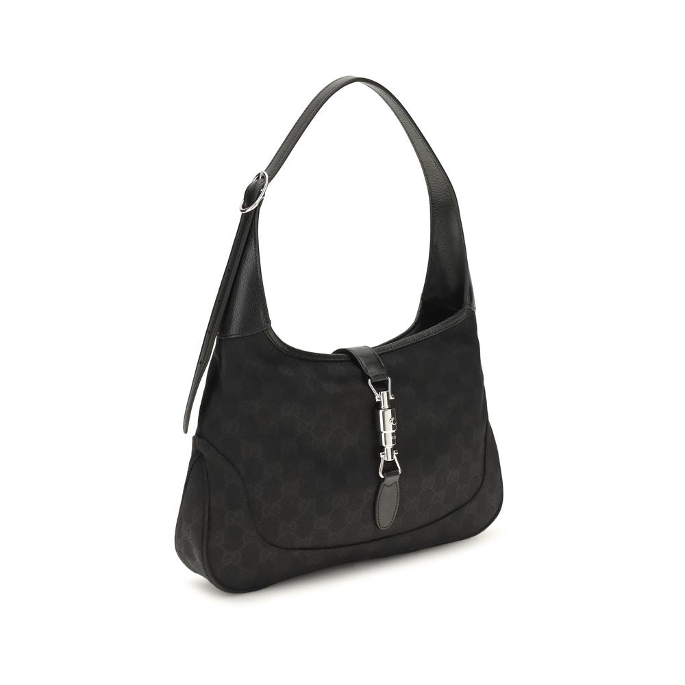 Gucci Schwarze Stoffhandtasche