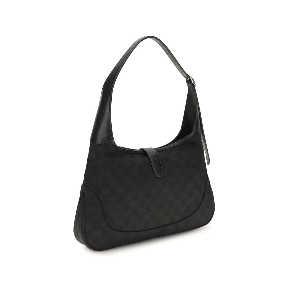 Gucci Schwarze Stoffhandtasche