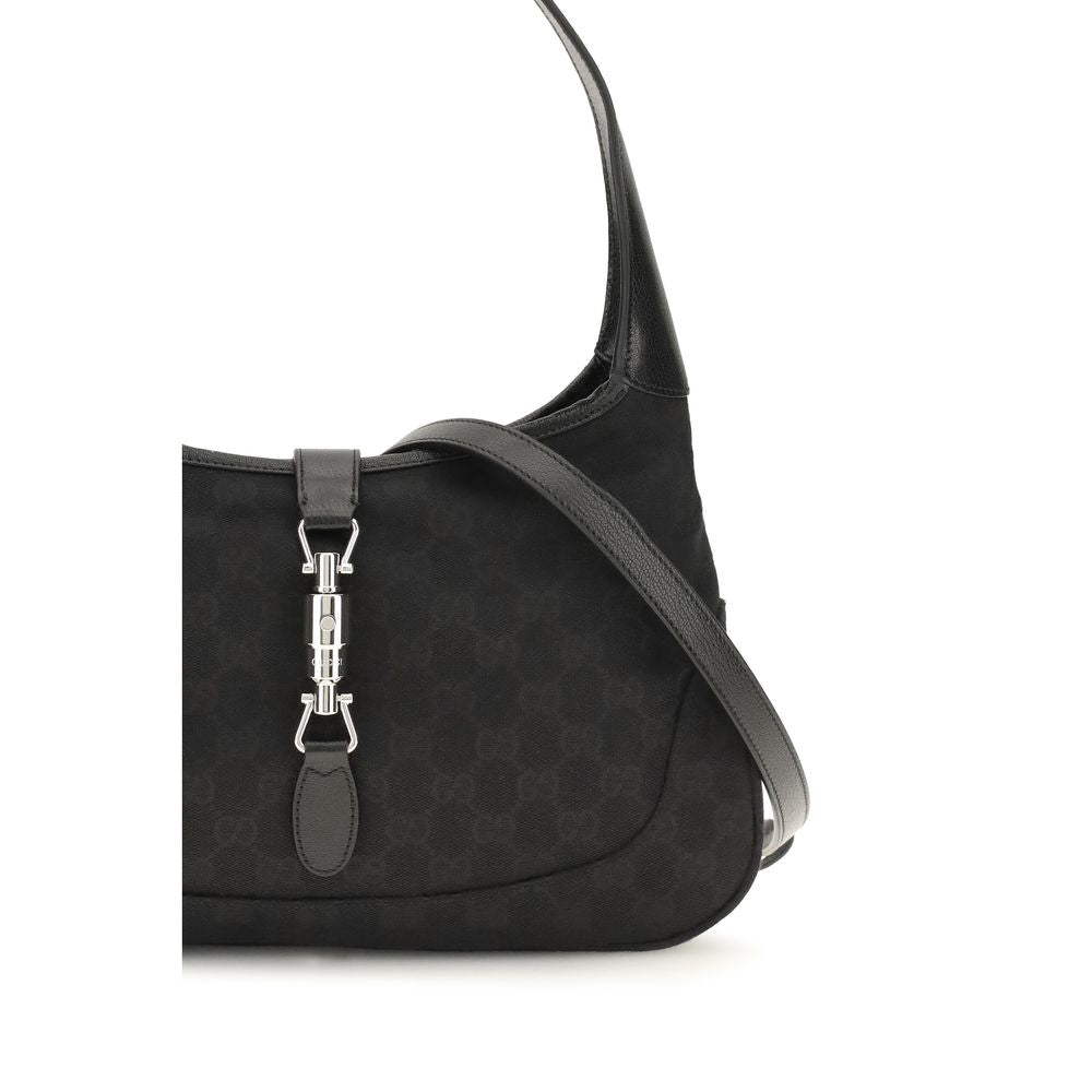 Gucci Schwarze Stoffhandtasche
