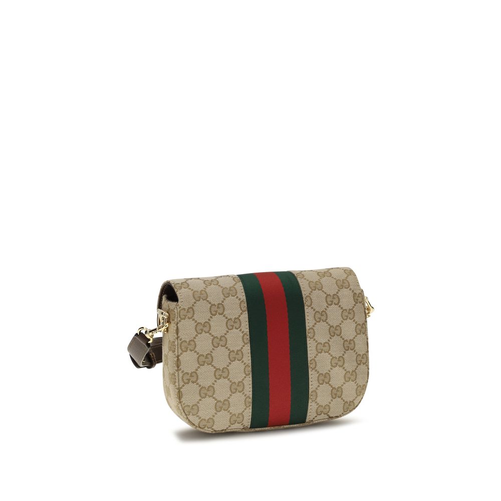 Gucci Beige Stoff-Schultertasche
